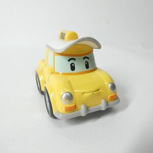Robocar Poli Cap Taxi Cab Car Toy Yellow
